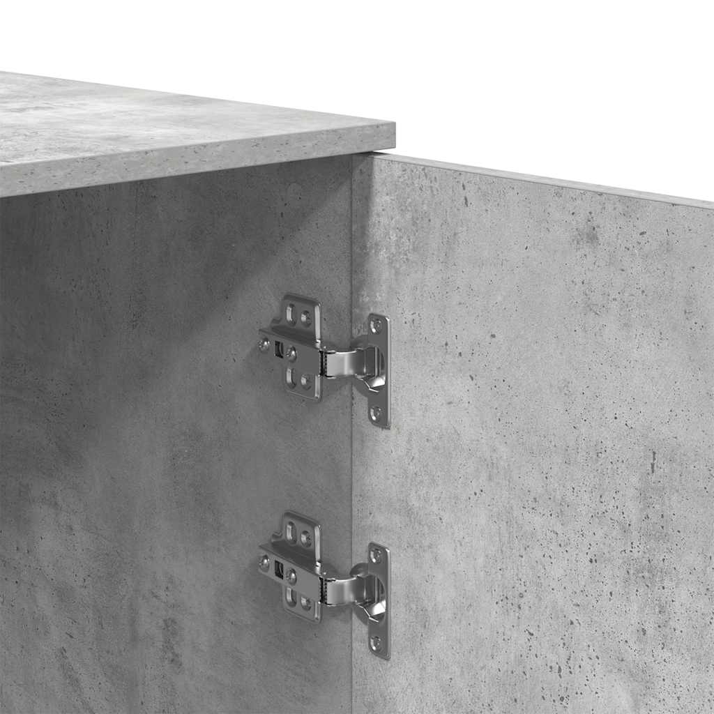 Dulap de depozitare, gri beton, 40x45x103,5 cm lemn prelucrat GartenMobel Dekor