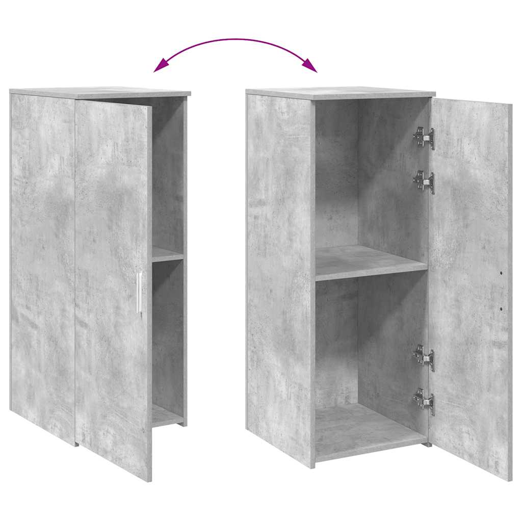 Dulap de depozitare, gri beton, 40x45x103,5 cm lemn prelucrat GartenMobel Dekor