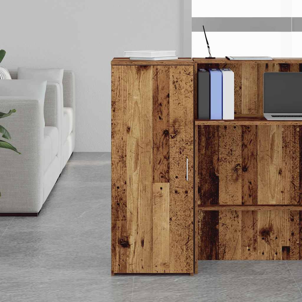 Dulap de depozitare din lemn vechi 40x45x103,5cm lemn prelucrat GartenMobel Dekor