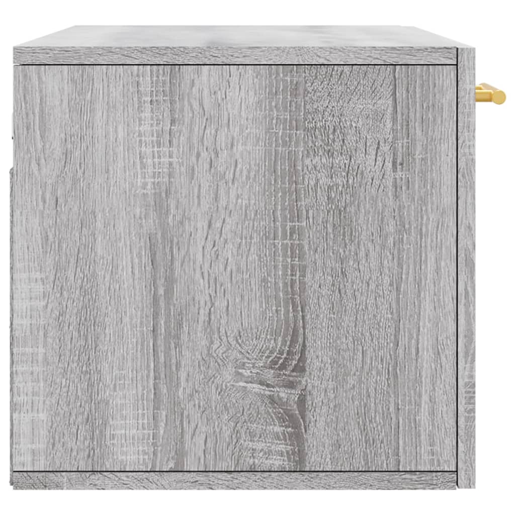Dulap de perete, gri sonoma, 80x36,5x35 cm, lemn compozit GartenMobel Dekor
