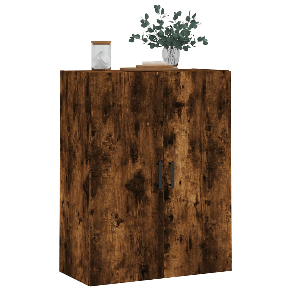 Dulap montat pe perete, stejar fumuriu, 69,5x34x90 cm GartenMobel Dekor