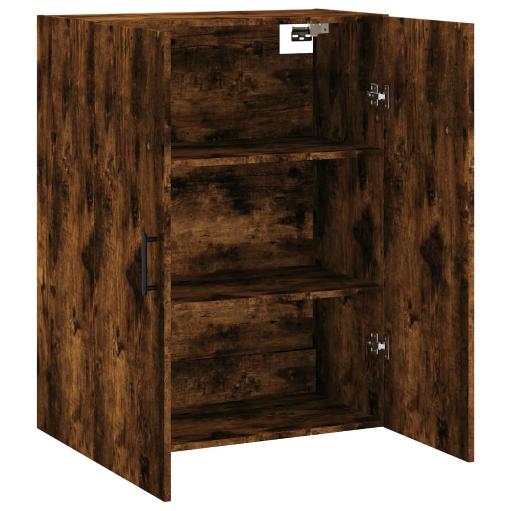 Dulap montat pe perete, stejar fumuriu, 69,5x34x90 cm GartenMobel Dekor