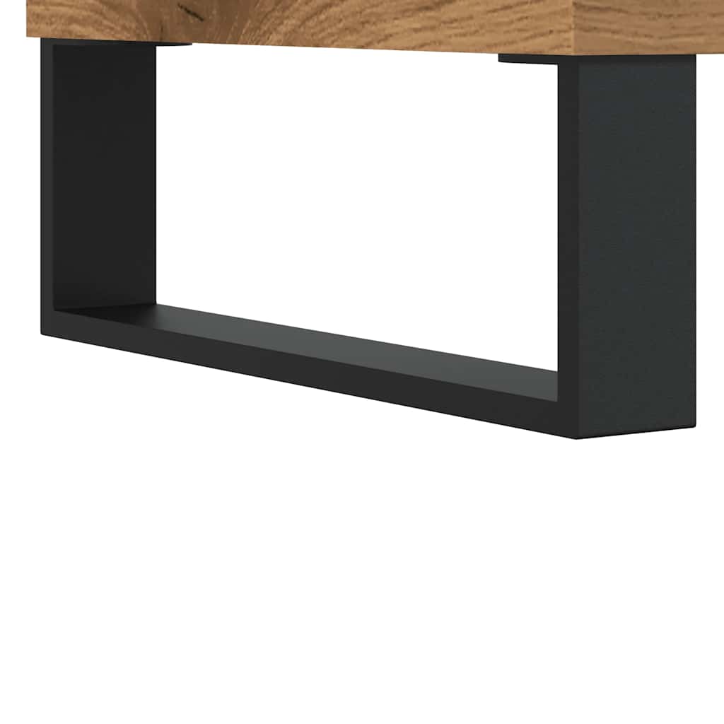 Măsuță de cafea stejar artizanal, 90x44,5x45 cm, lemn prelucrat GartenMobel Dekor