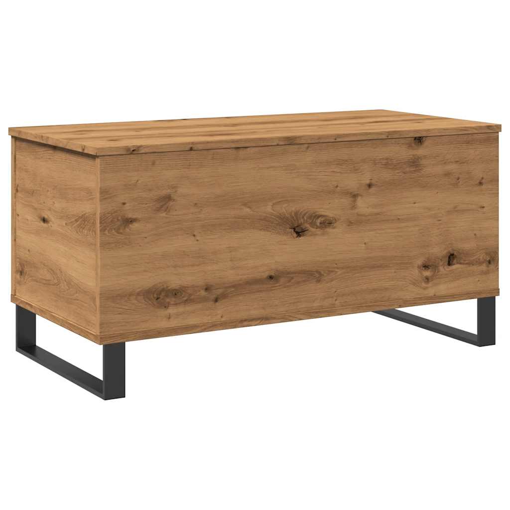 Măsuță de cafea stejar artizanal, 90x44,5x45 cm, lemn prelucrat GartenMobel Dekor