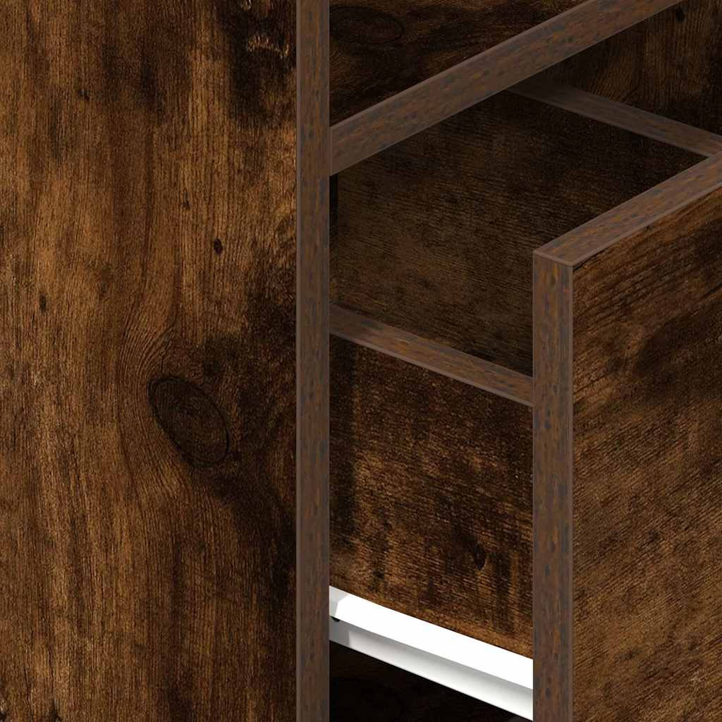 Noptiera cu sertar stejar afumat 25x31x66 cm GartenMobel Dekor