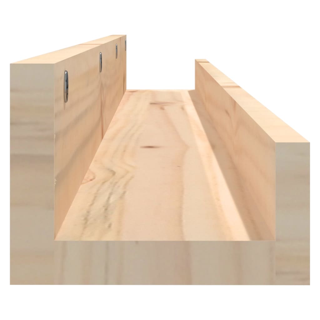 Rafturi de perete, 2 buc., 110x12x9 cm, lemn masiv de pin GartenMobel Dekor
