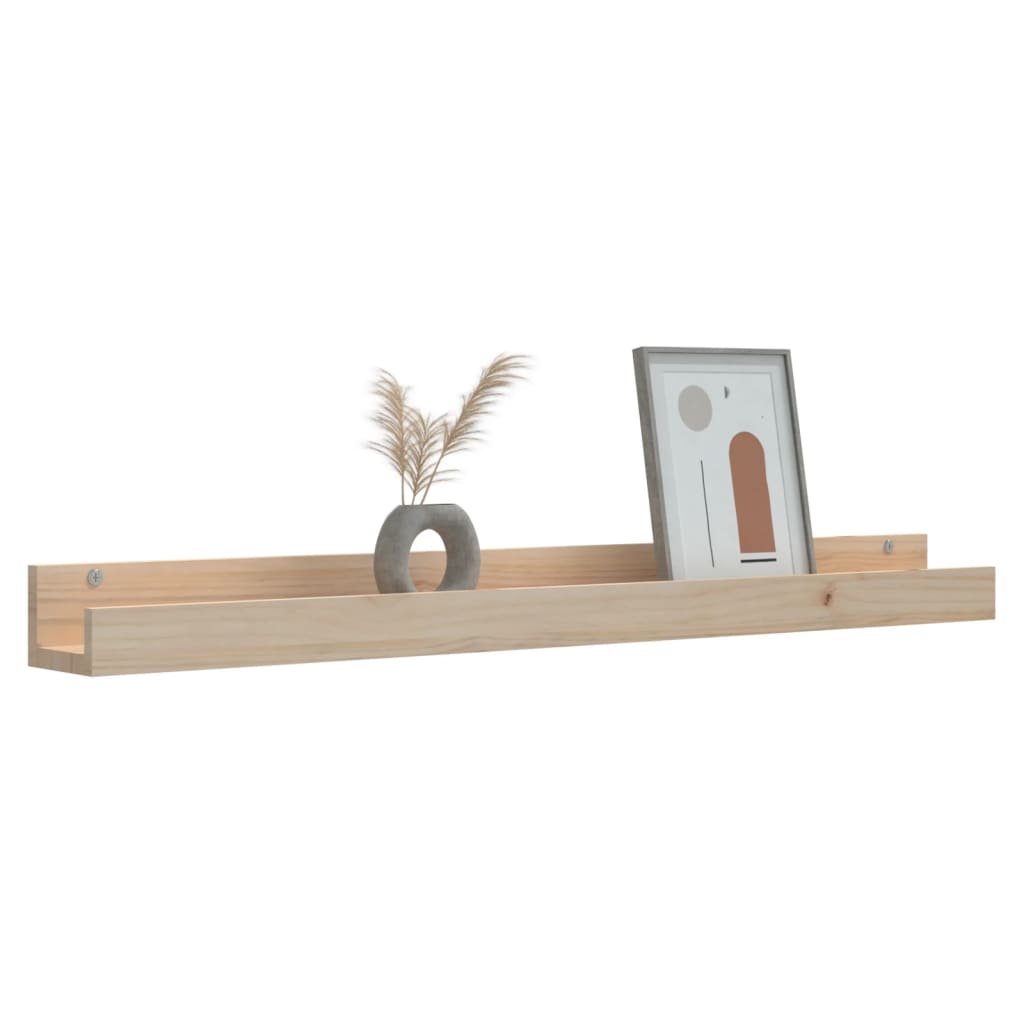 Rafturi de perete, 2 buc., 110x12x9 cm, lemn masiv de pin GartenMobel Dekor