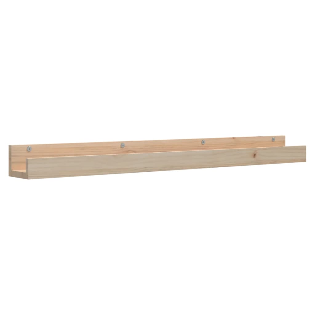 Rafturi de perete, 2 buc., 110x12x9 cm, lemn masiv de pin GartenMobel Dekor