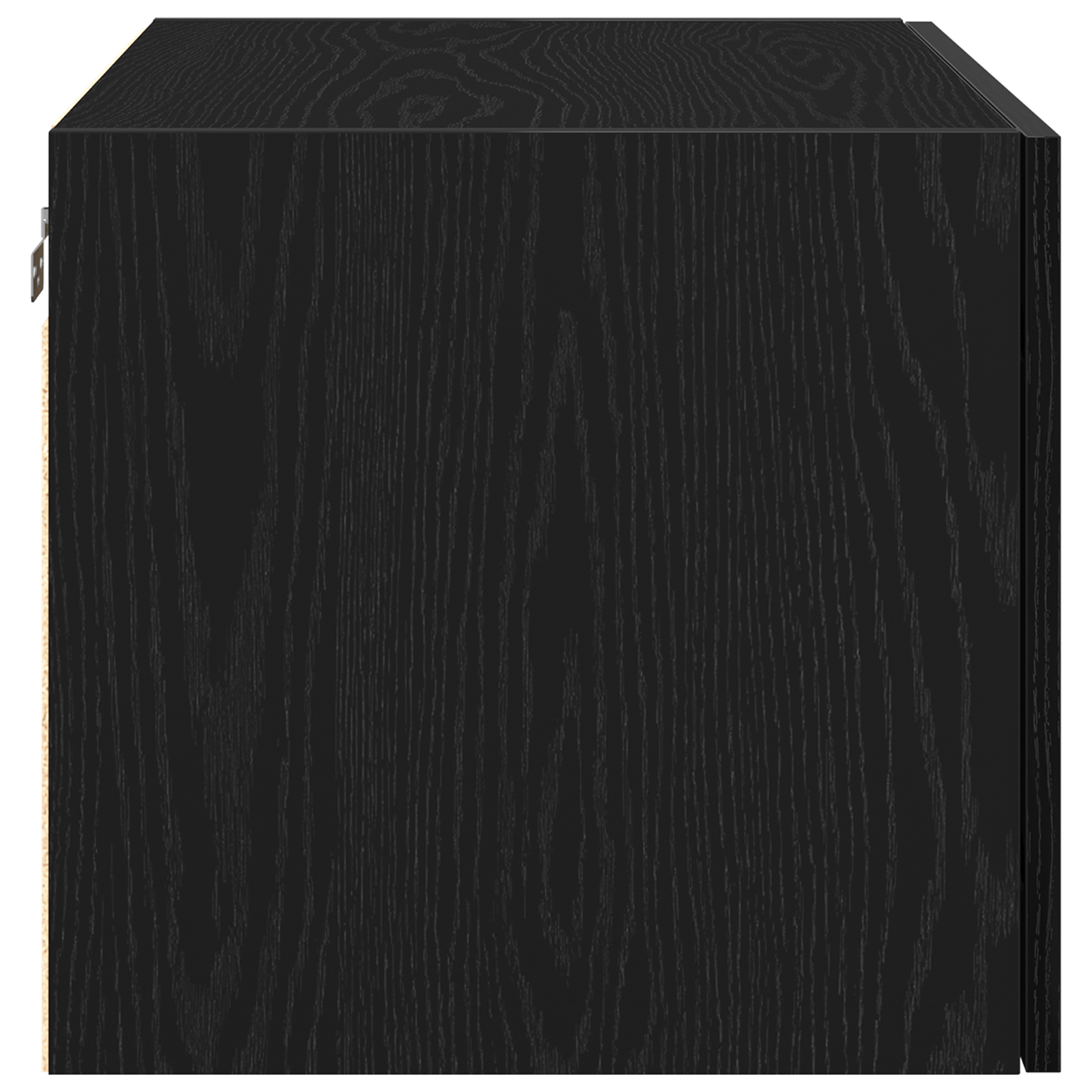 Şifonier  Negru Stejar 70x42,5x40 cm Lemn prelucrat GartenMobel Dekor