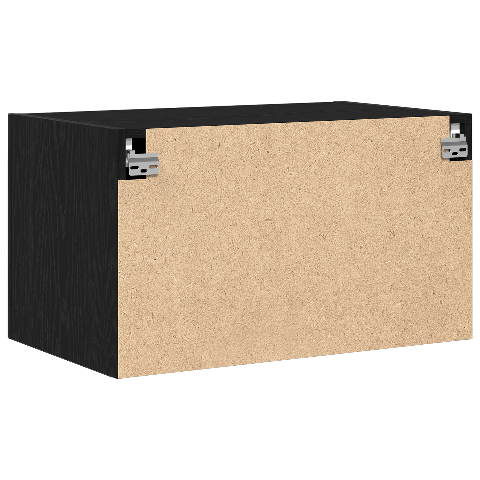 Şifonier  Negru Stejar 70x42,5x40 cm Lemn prelucrat GartenMobel Dekor