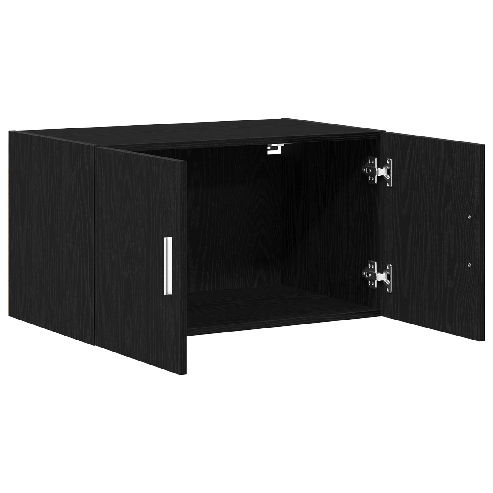 Şifonier  Negru Stejar 70x42,5x40 cm Lemn prelucrat GartenMobel Dekor