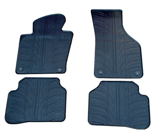 Set covorase auto din cauciuc Vw Passat 2010-2014, Passat CC 2008-2012, Negru, Gledring, 4 buc. AutoDrive ProParts