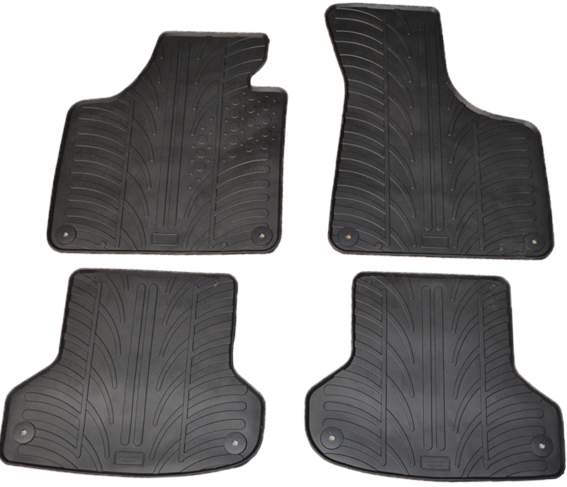 Set covorase auto din cauciuc Audi A3 Hatchback/ Sportback (8P) 2003-2011, 3/5 usi, , Negru, Gledring, 4 buc. AutoDrive ProParts