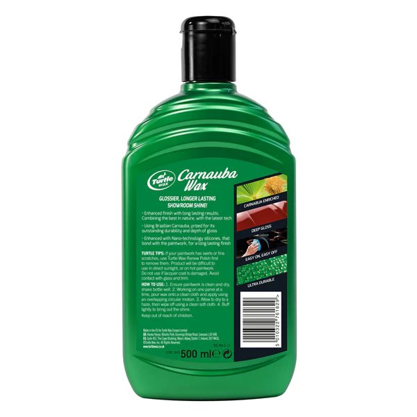 Ceara auto Turtle Max Metallic wax 500ml pentru vopsele metalizate, Carnauba Car Max AutoDrive ProParts
