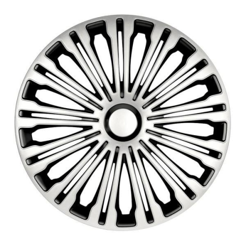 Set capace roti pe 16, Volante, negru si argintiu AutoDrive ProParts