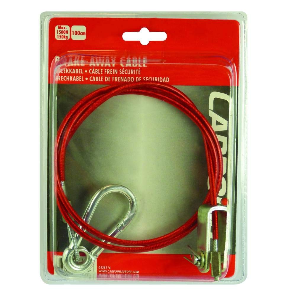 Cablu siguranta remorca auto Carpoint 150kg / 1500N, 100 cm , 1 buc. AutoDrive ProParts