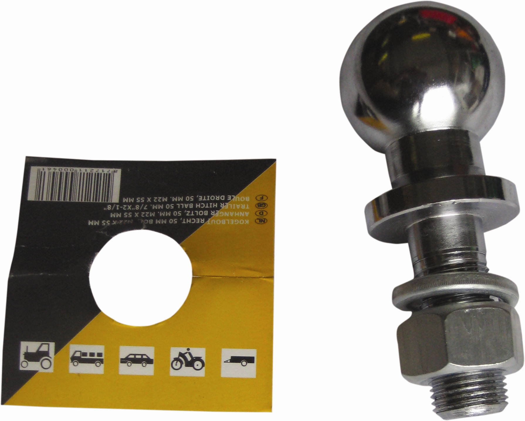 Cui remorcare BestAutoVest pentru remorci si ATV M22 900 KG / 2000 Lb Surub cuplare remorci AutoDrive ProParts