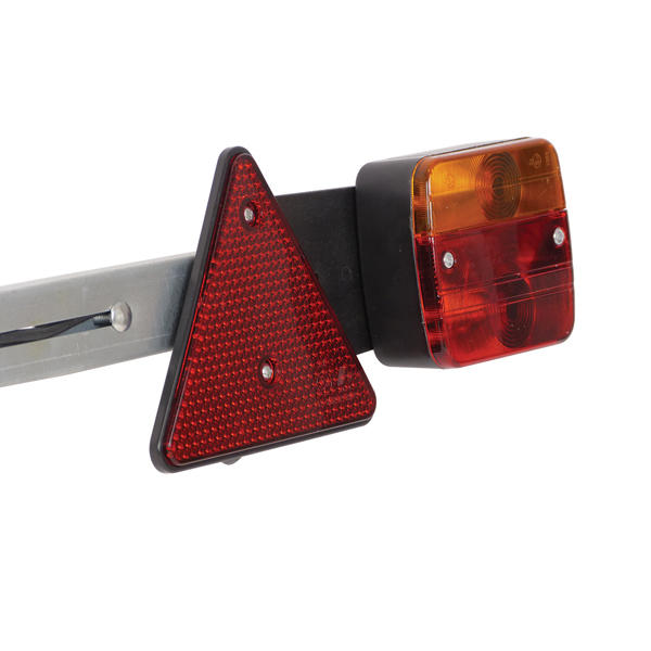 Bara remorca auto Carpoint cu lampi, extensibila 140-210cm, cablu de 7.5m, fisa remorca si lampa ceata , metal AutoDrive ProParts