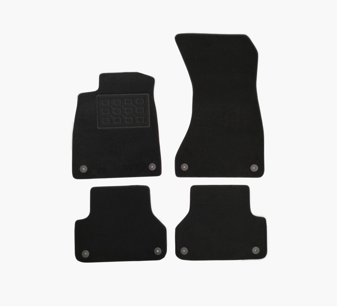 Covorase mocheta Audi A5 (F5) 2016-prezent, Negre, set de 4 Buc. AutoDrive ProParts