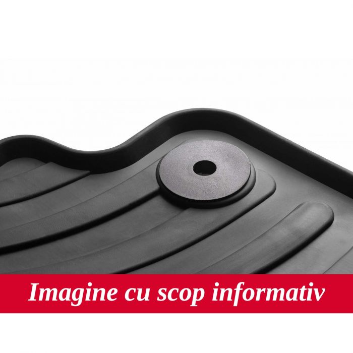 Set covorase auto din cauciuc BMW Seria 4 (G22) Coupe 06.2020-, 2 usi, Manual/ Automat, Negru, Gledring, 4 buc. AutoDrive ProParts