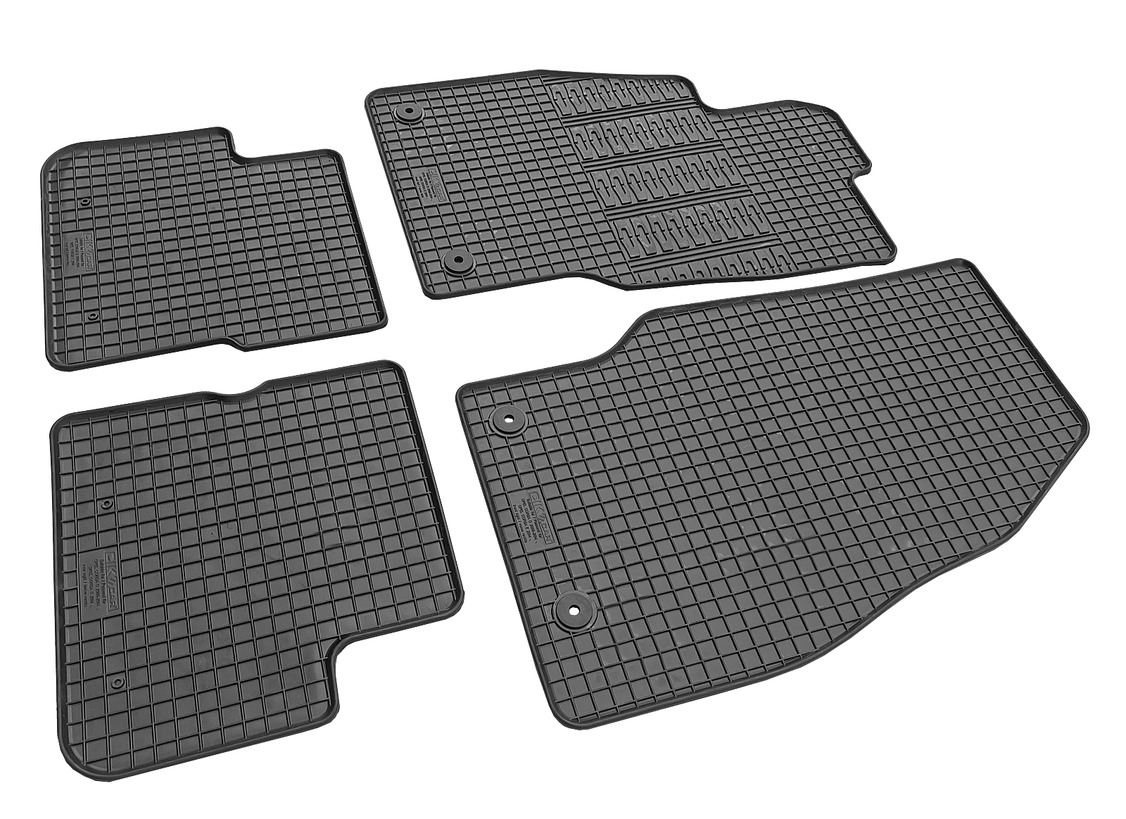 Set covorase auto din cauciuc Opel Corsa D (S07) 2006-2015; Opel Corsa E 2014-2019, Negre AutoDrive ProParts