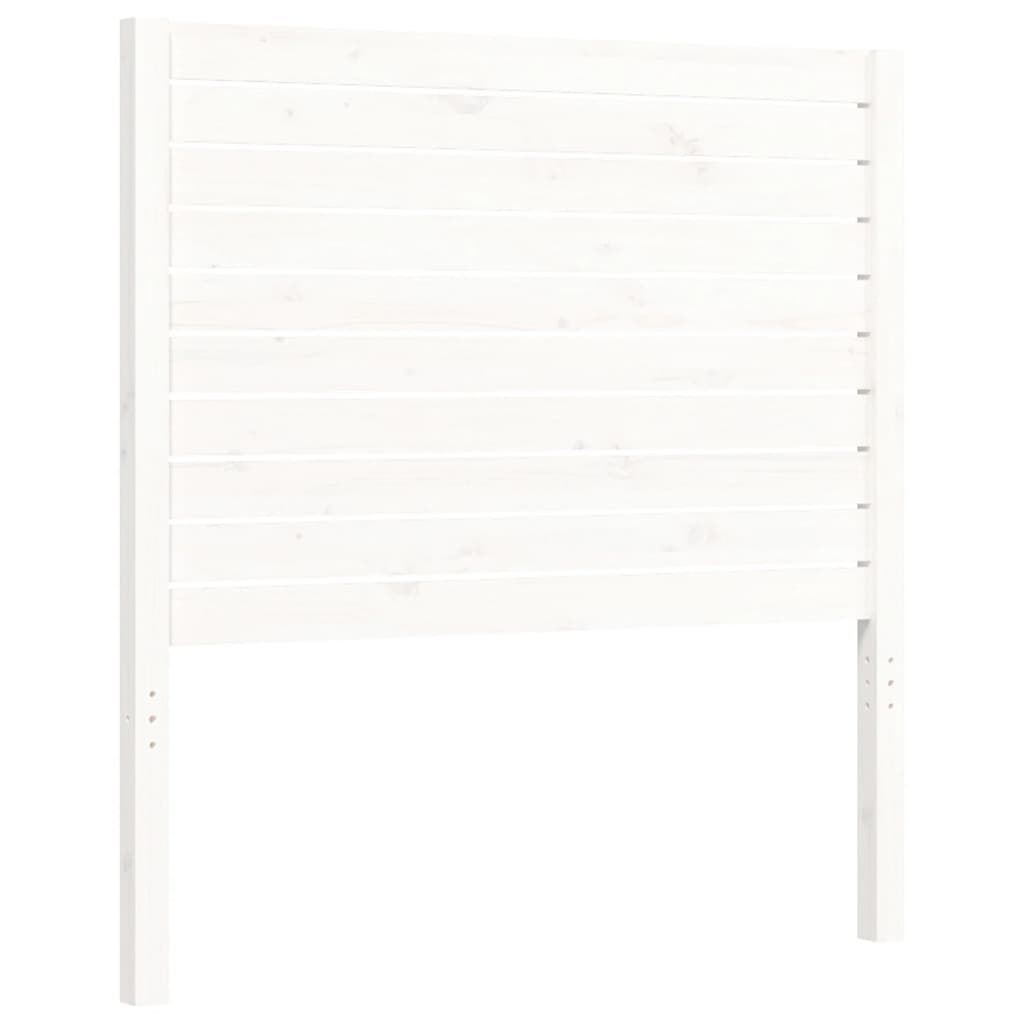 Cadru de pat fără saltea, alb, 90x200 cm, lemn masiv pin GartenMobel Dekor