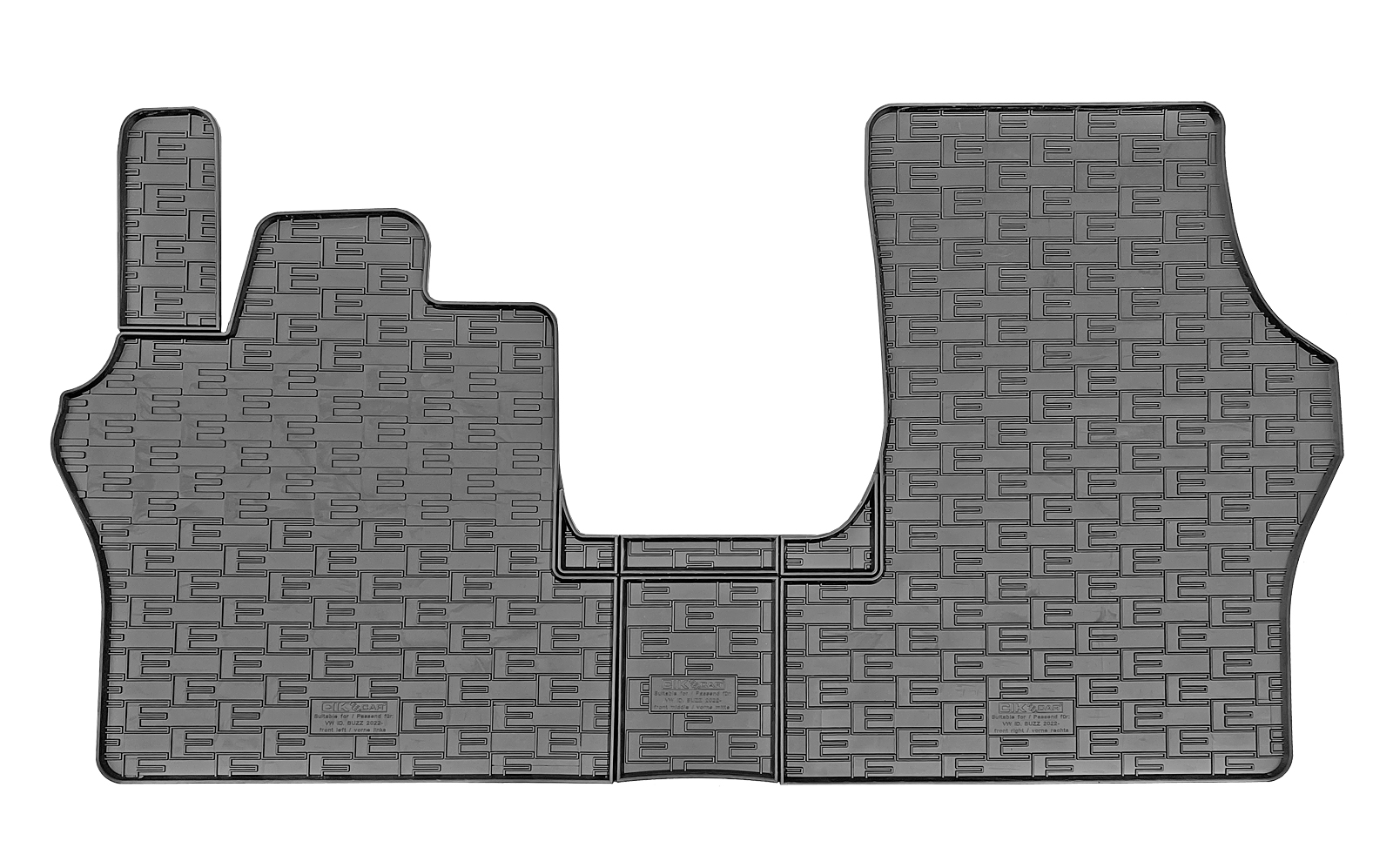Set covorase auto din cauciuc VW ID. Buzz Cargo 2022-, Negre AutoDrive ProParts