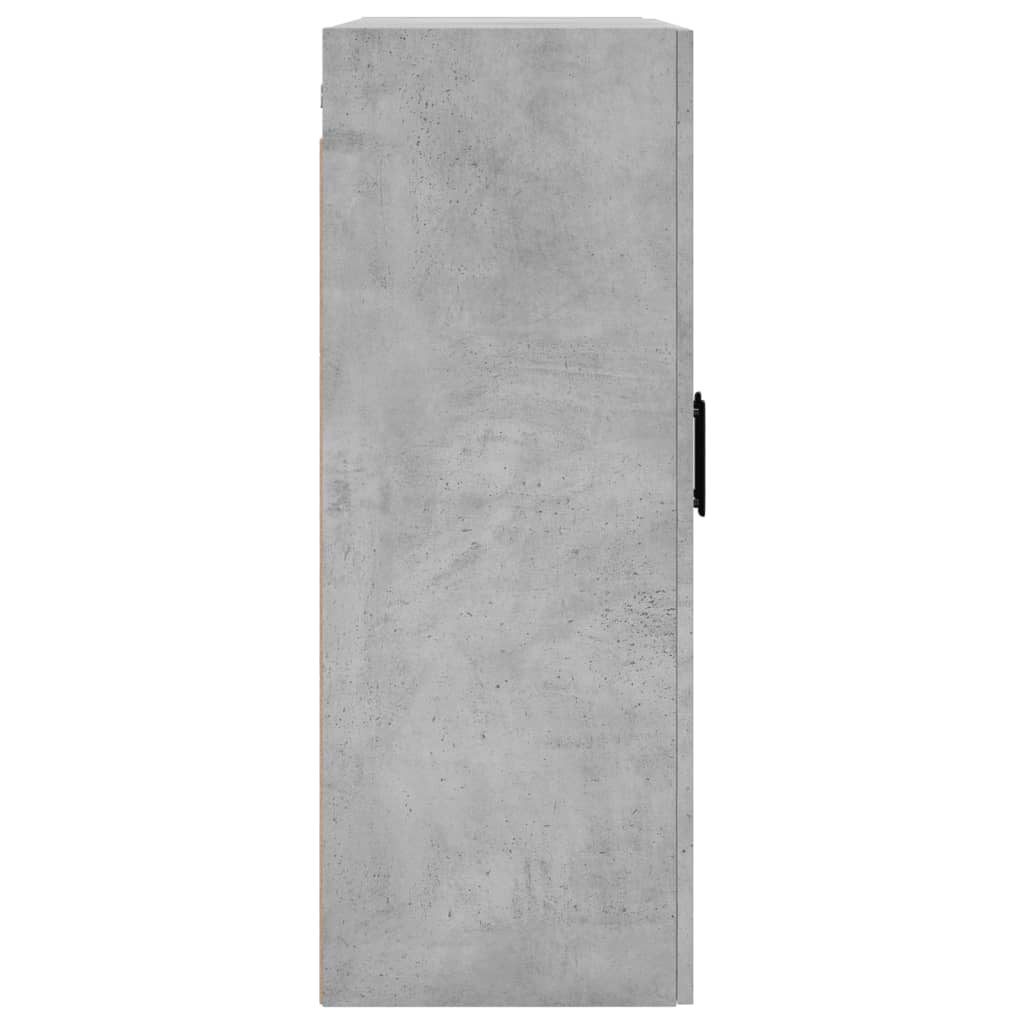 Dulap cu montaj pe perete, gri beton, 69,5x34x90 cm GartenMobel Dekor