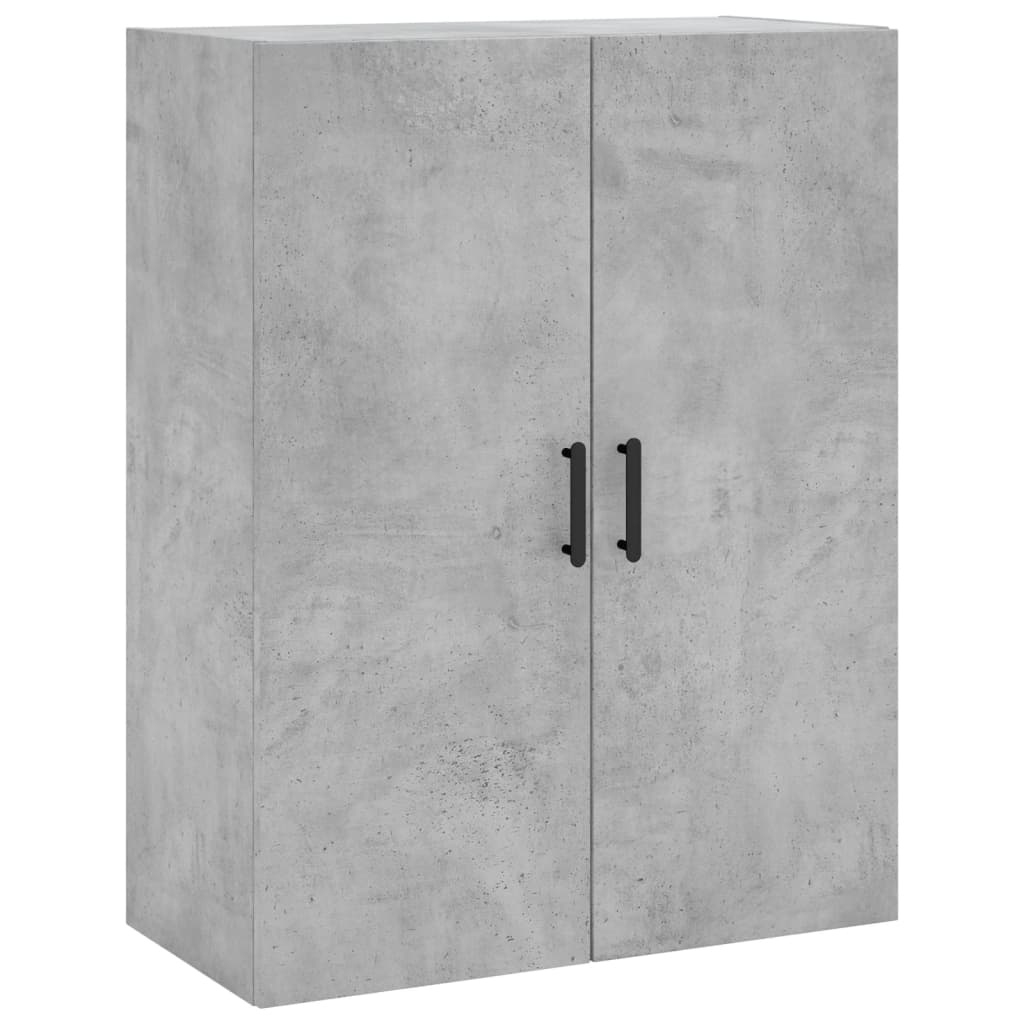 Dulap cu montaj pe perete, gri beton, 69,5x34x90 cm GartenMobel Dekor