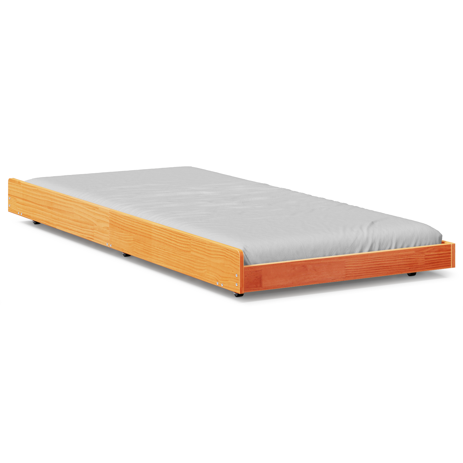 Cadru de pat Vopsit maro Lemn masiv 90 x 190 cm Durabil GartenMobel Dekor