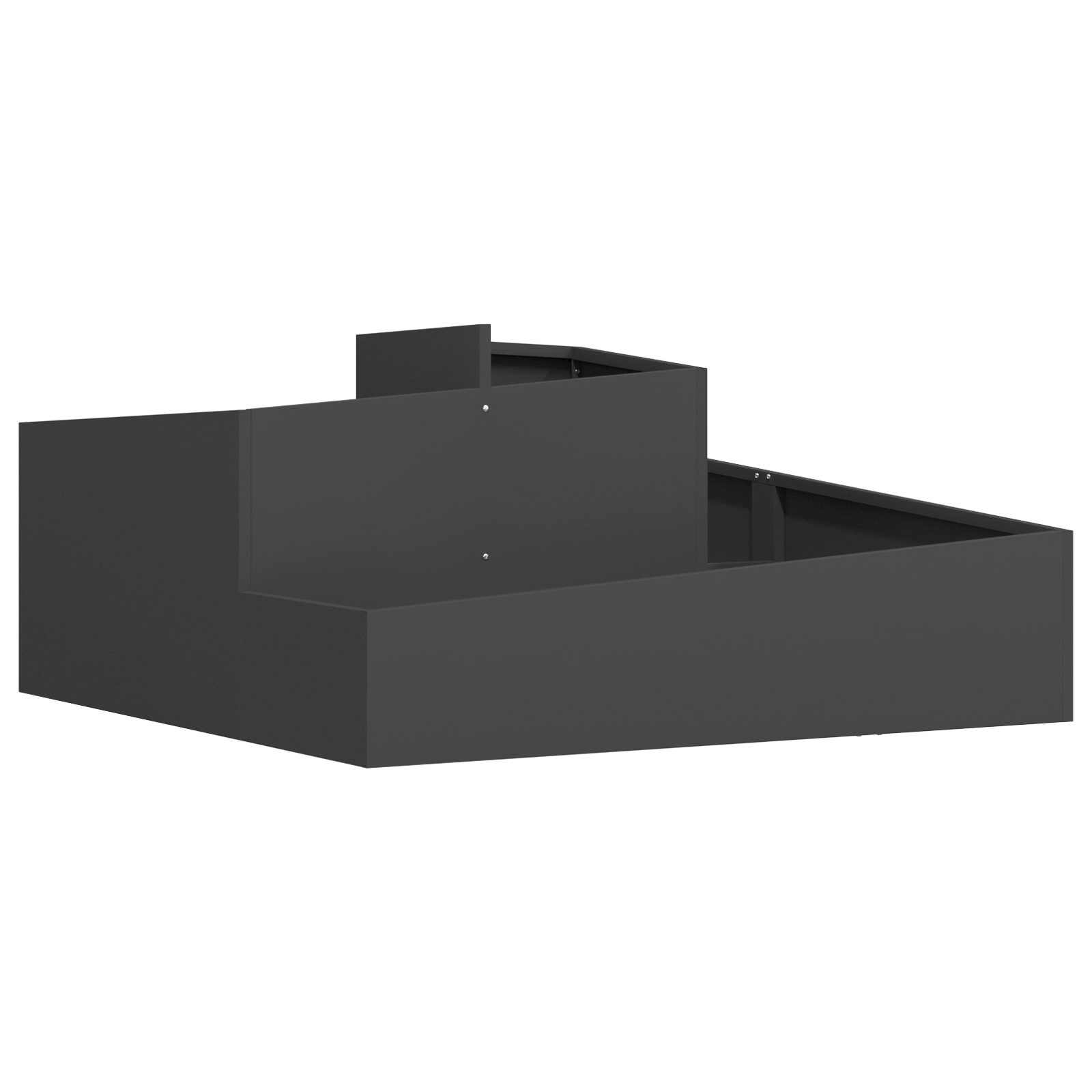 Ghivece & Ghivece Negru Metal Mare Inserții decorative Ghiveci GartenMobel Dekor