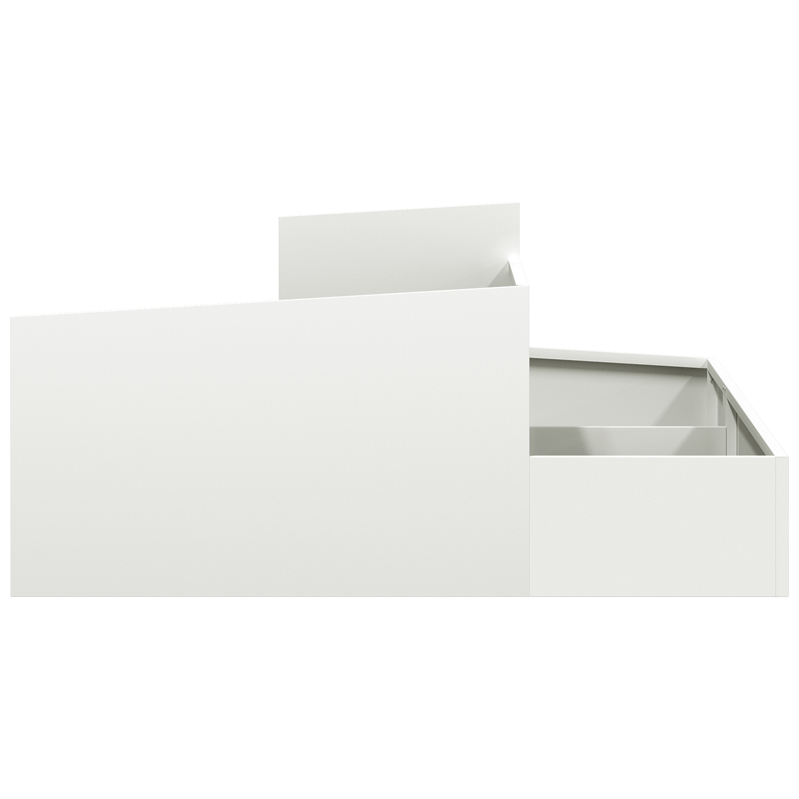 Ghivece & Plante Alb Plastic Mediu Detalii decorative GartenMobel Dekor