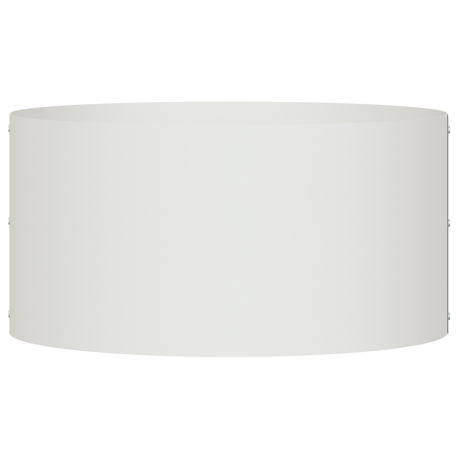 Ghivece Metalice Albe Alb Metal 40 cm diametru Ghivece din Metal GartenMobel Dekor