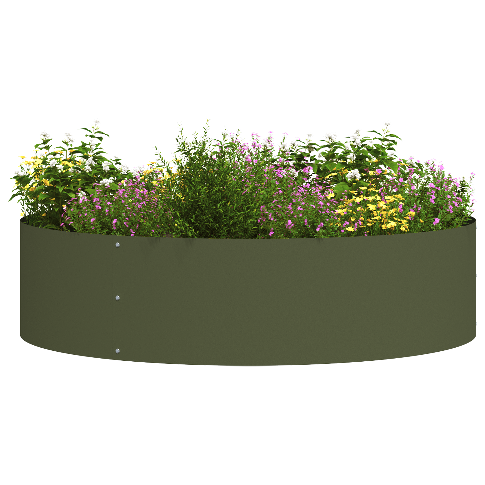 Ghivece Verzi de Măslin Verde măslin Metal Mari GartenMobel Dekor