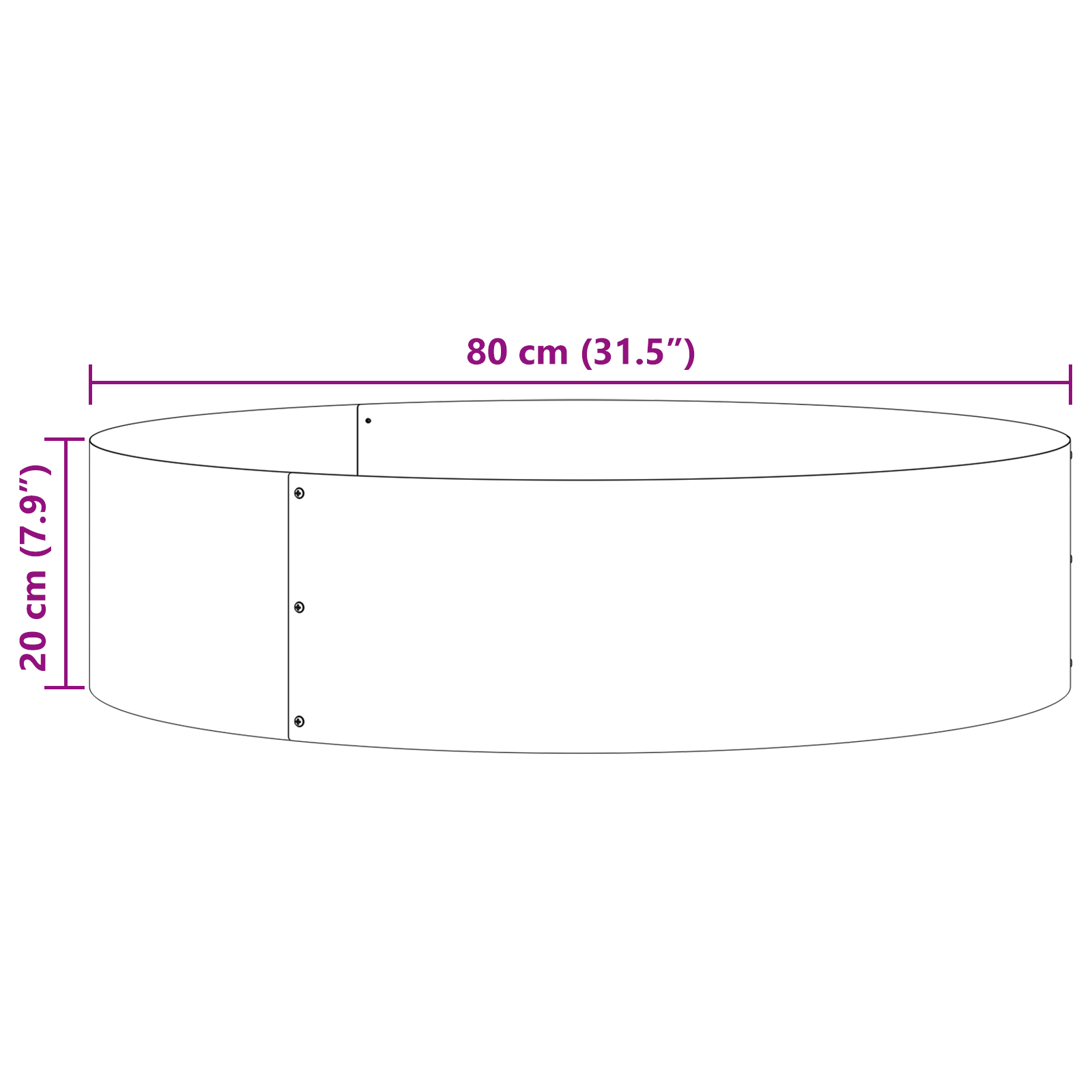 Ghivece din oțel inoxidabil Oțel inoxidabil Mare Durabil GartenMobel Dekor