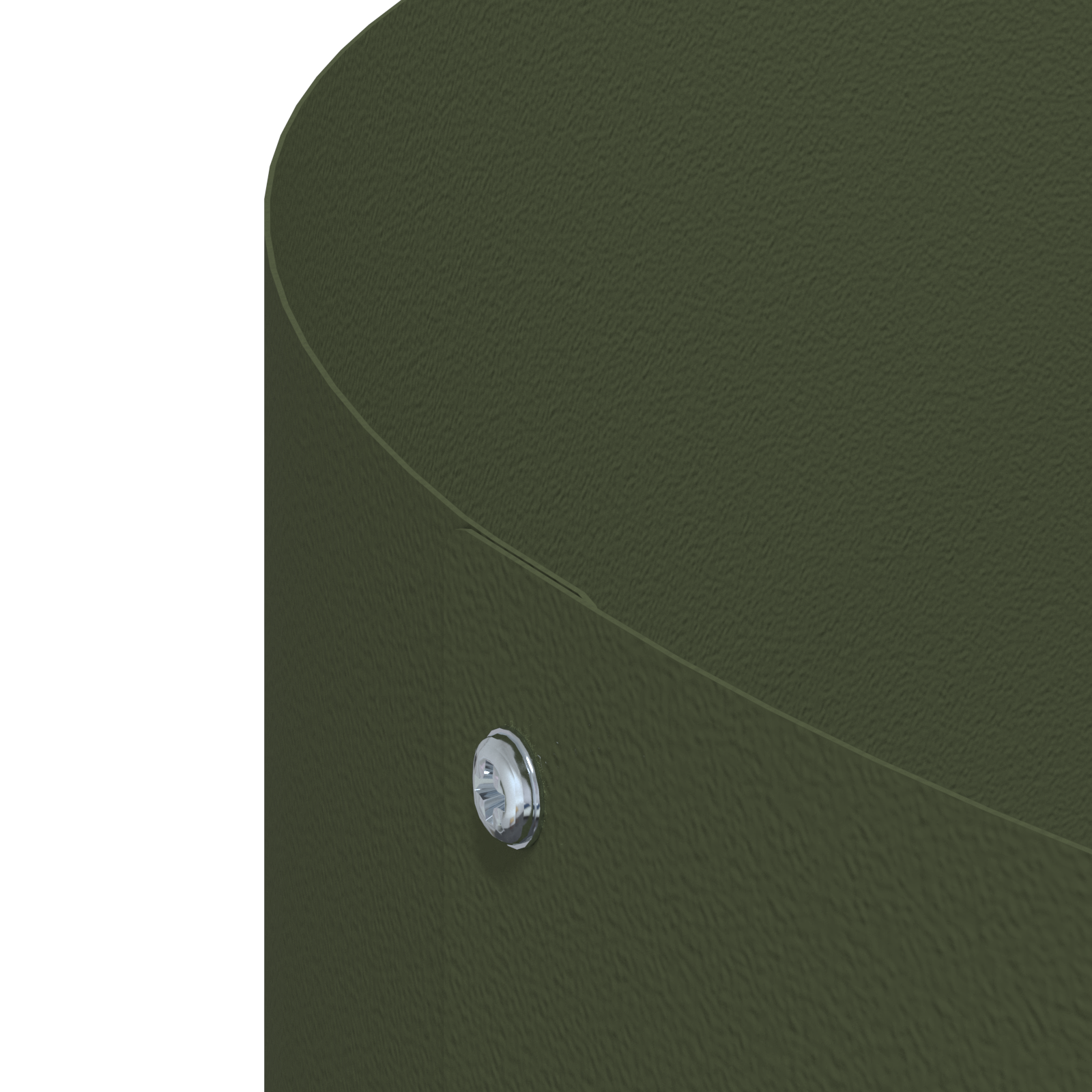 Ghivece verzi măslinii Verde măsliniu Metal Mare Ghivece GartenMobel Dekor
