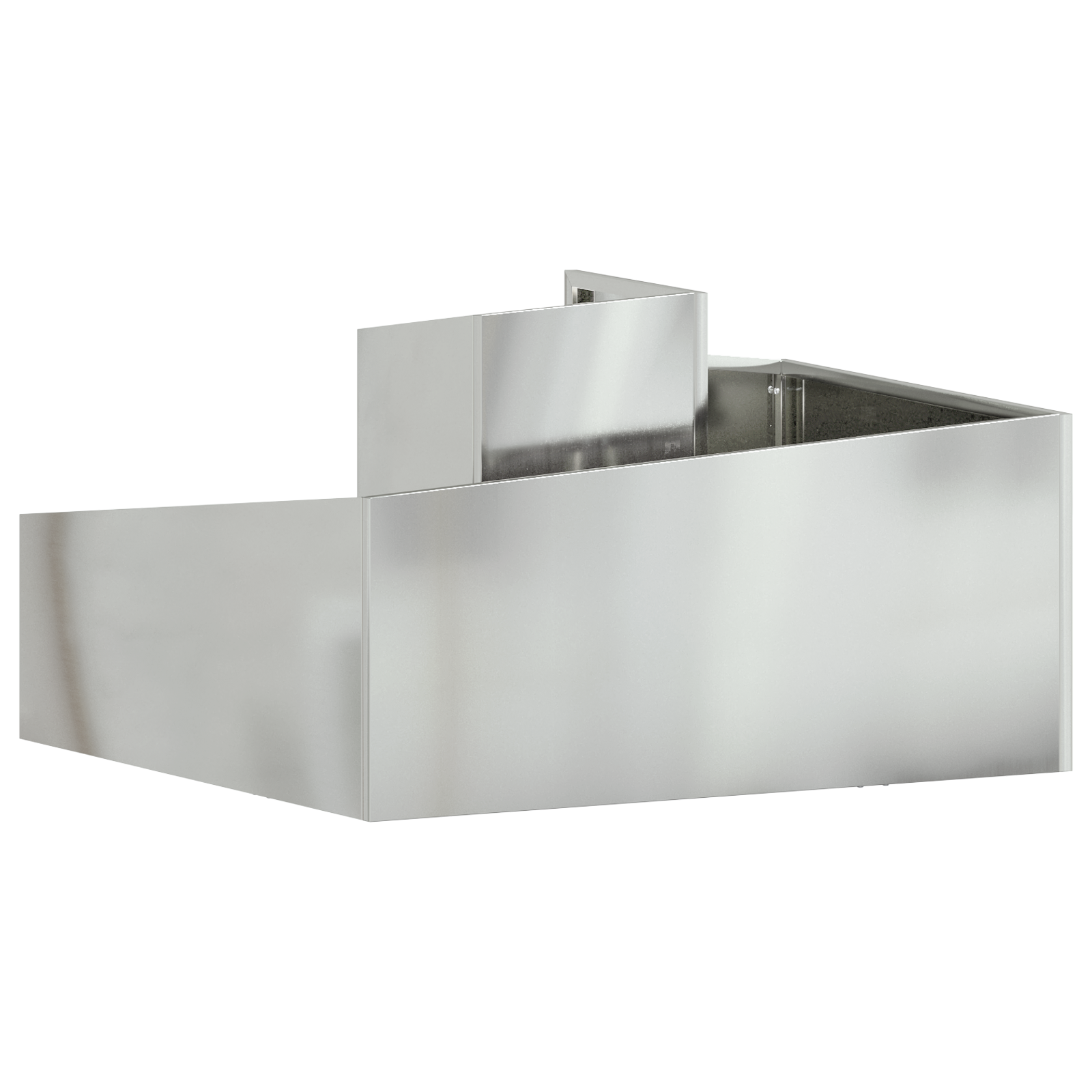 Ghiveci 80x80x50 cm Oțel Galvanizat GartenMobel Dekor