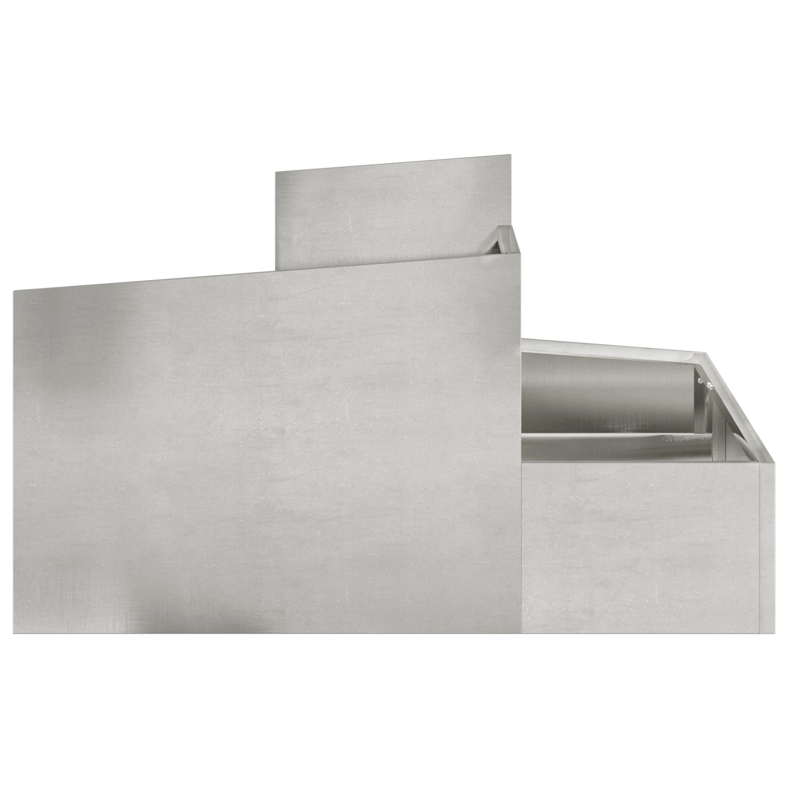 Ghiveci 80x80x50 cm Oțel inoxidabil GartenMobel Dekor