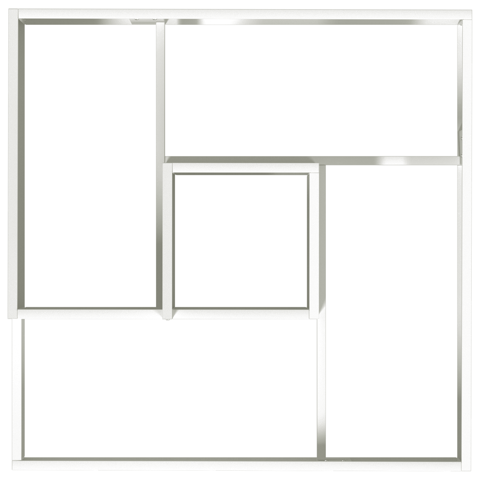 Ghiveci Alb 80x80x50 cm Oțel laminat la rece GartenMobel Dekor