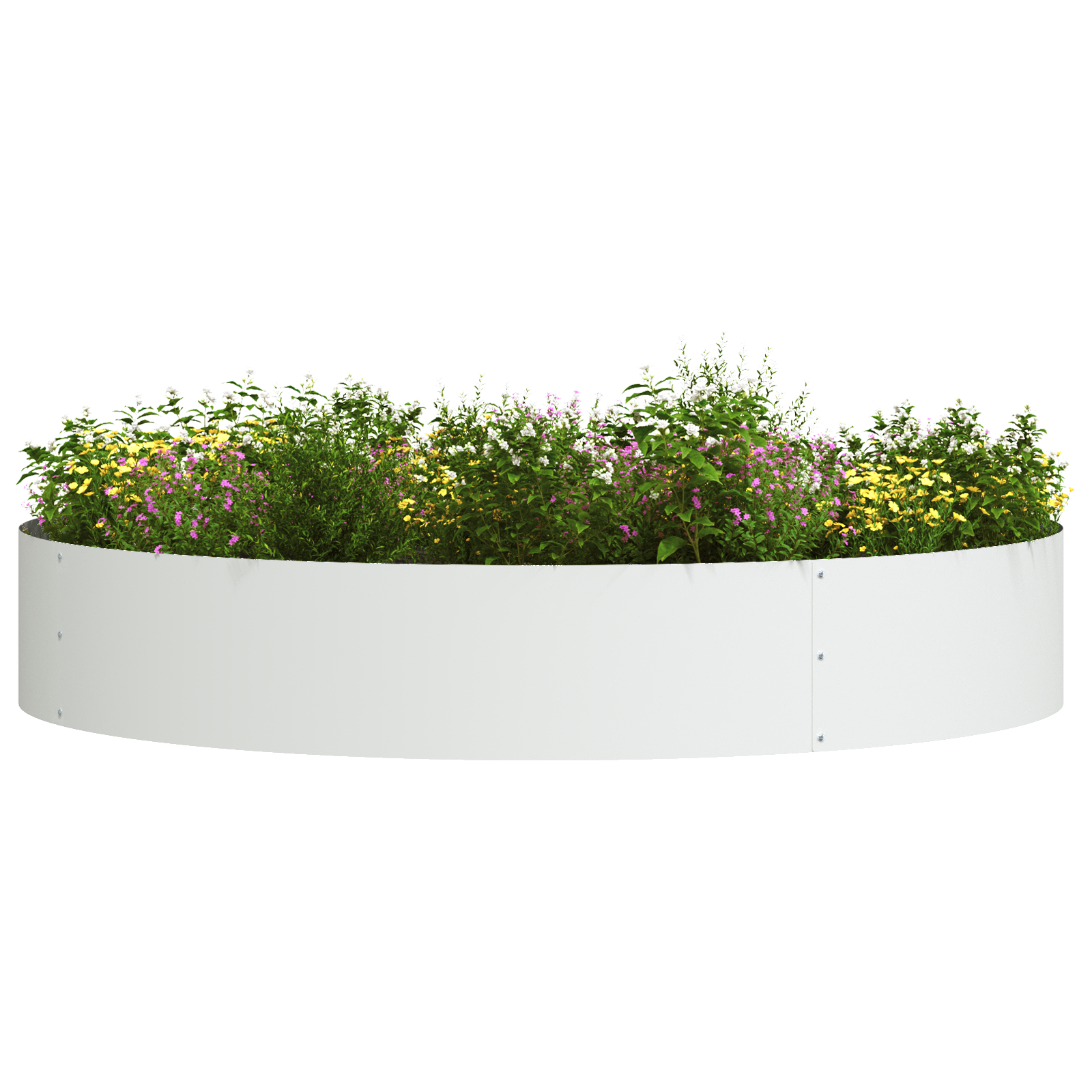 Ghiveci Alb din Metal Alb Metal Mare Ghiveci Alb pentru Plante GartenMobel Dekor