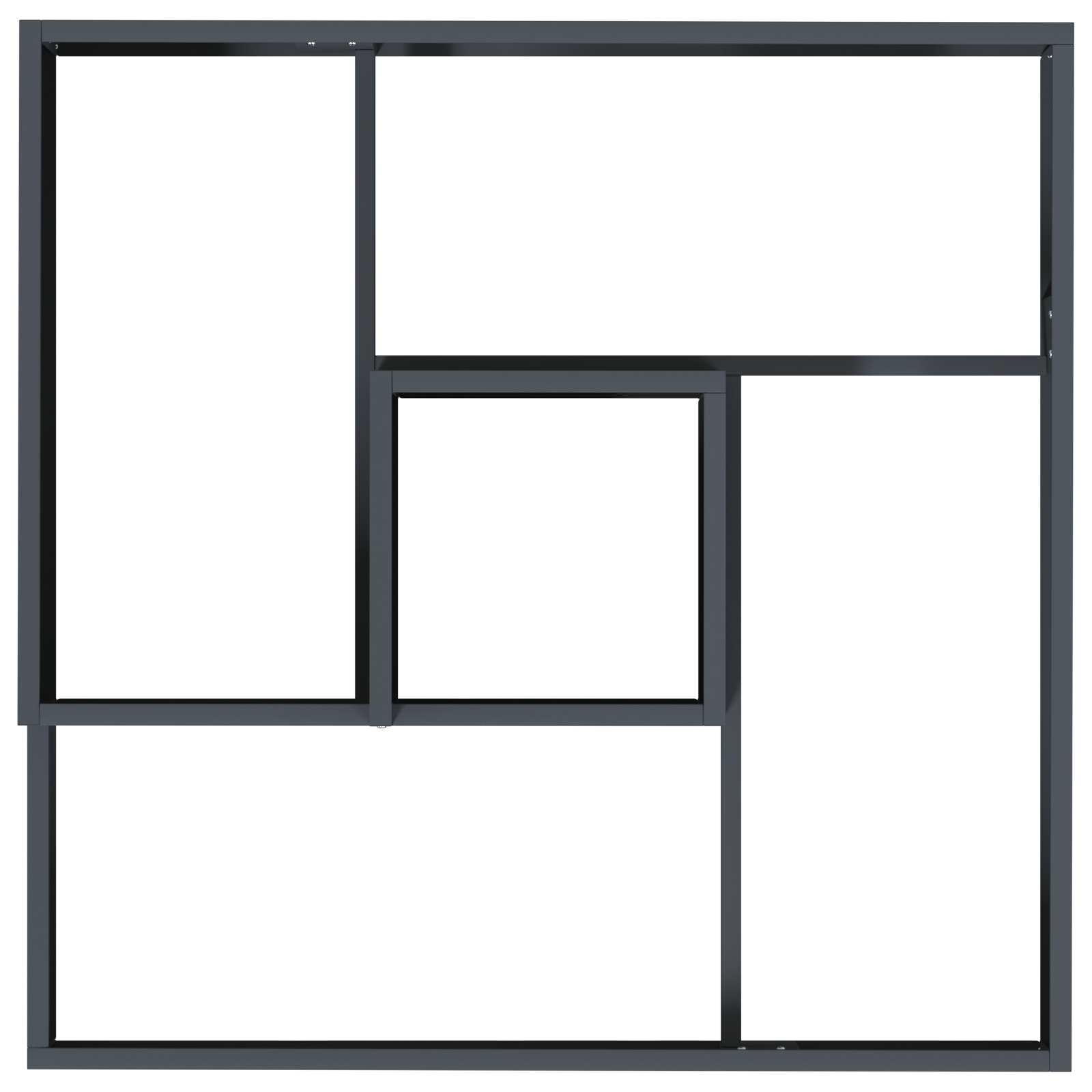 Ghiveci Antracit 80x80x50 cm Oțel laminate la rece GartenMobel Dekor