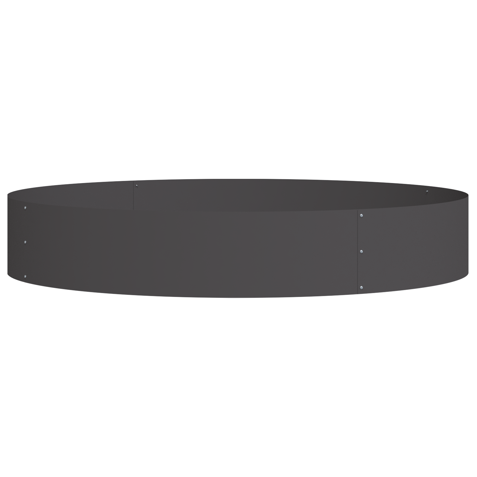 Ghiveci Mare din Metal Negru Negru Metal Mare GartenMobel Dekor