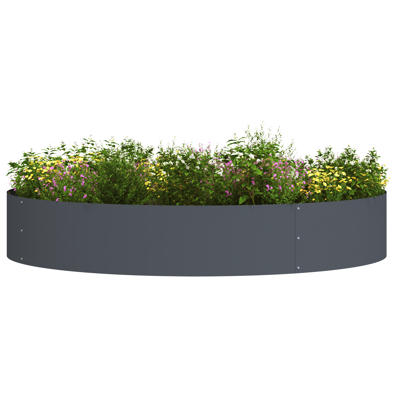 Ghiveci Metalic Antracit Antracit Metal Mare Durabil GartenMobel Dekor