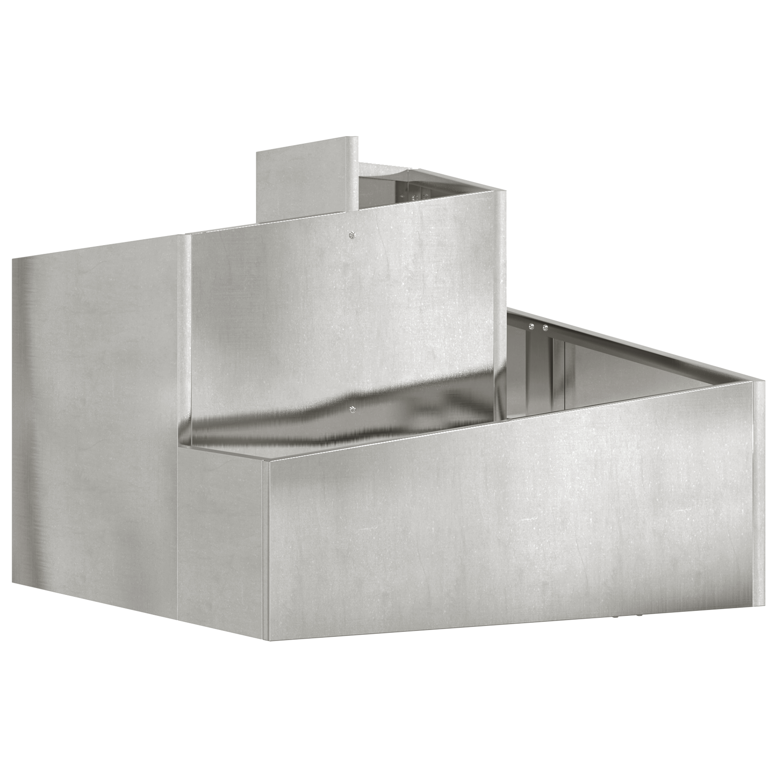 Ghiveci Metalic Galvanizat Oțel Galvanizat Mediu Dreptunghiular GartenMobel Dekor