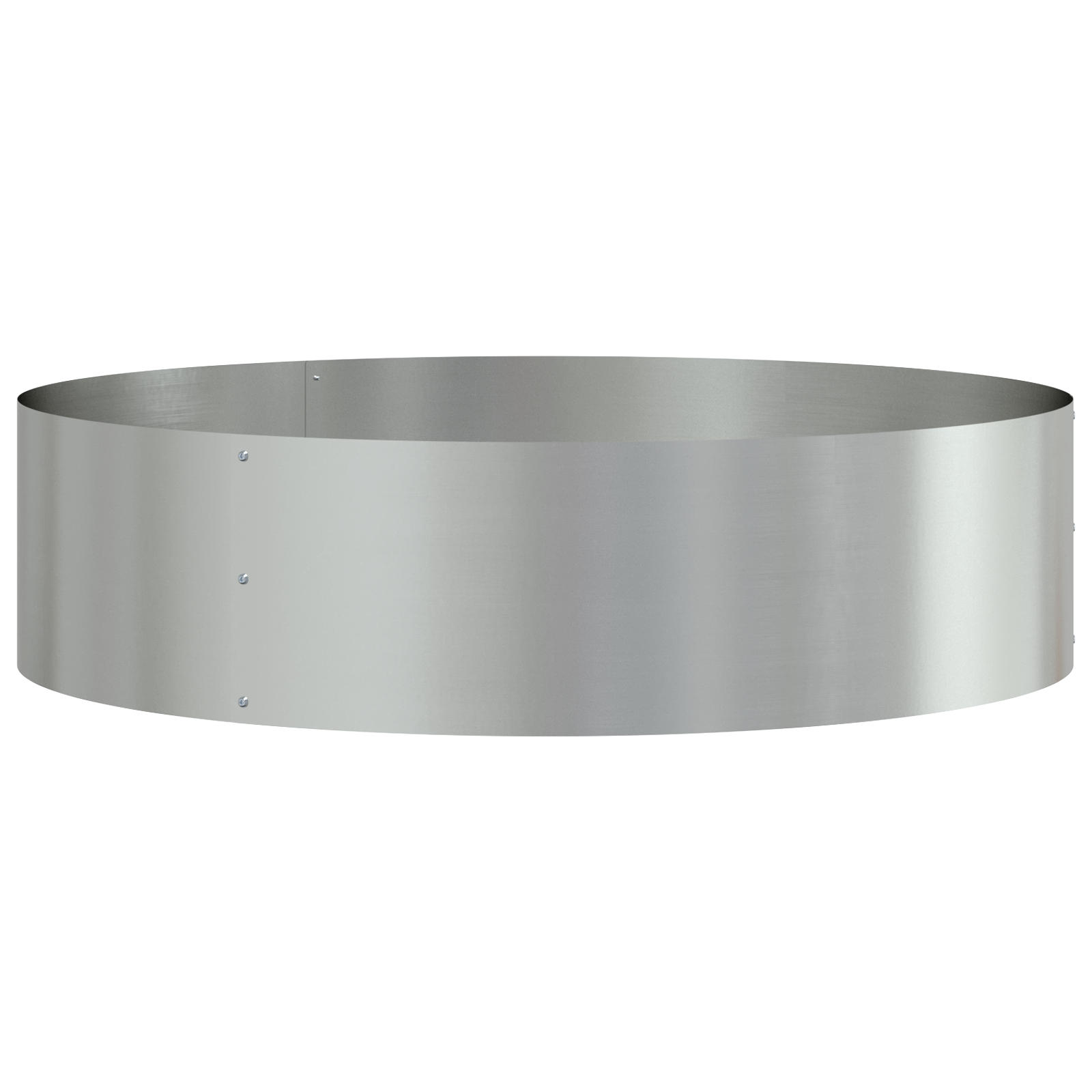 Ghiveci Metalic Gri Galvanizat Metal Mare Ghiveci Gri Circular GartenMobel Dekor