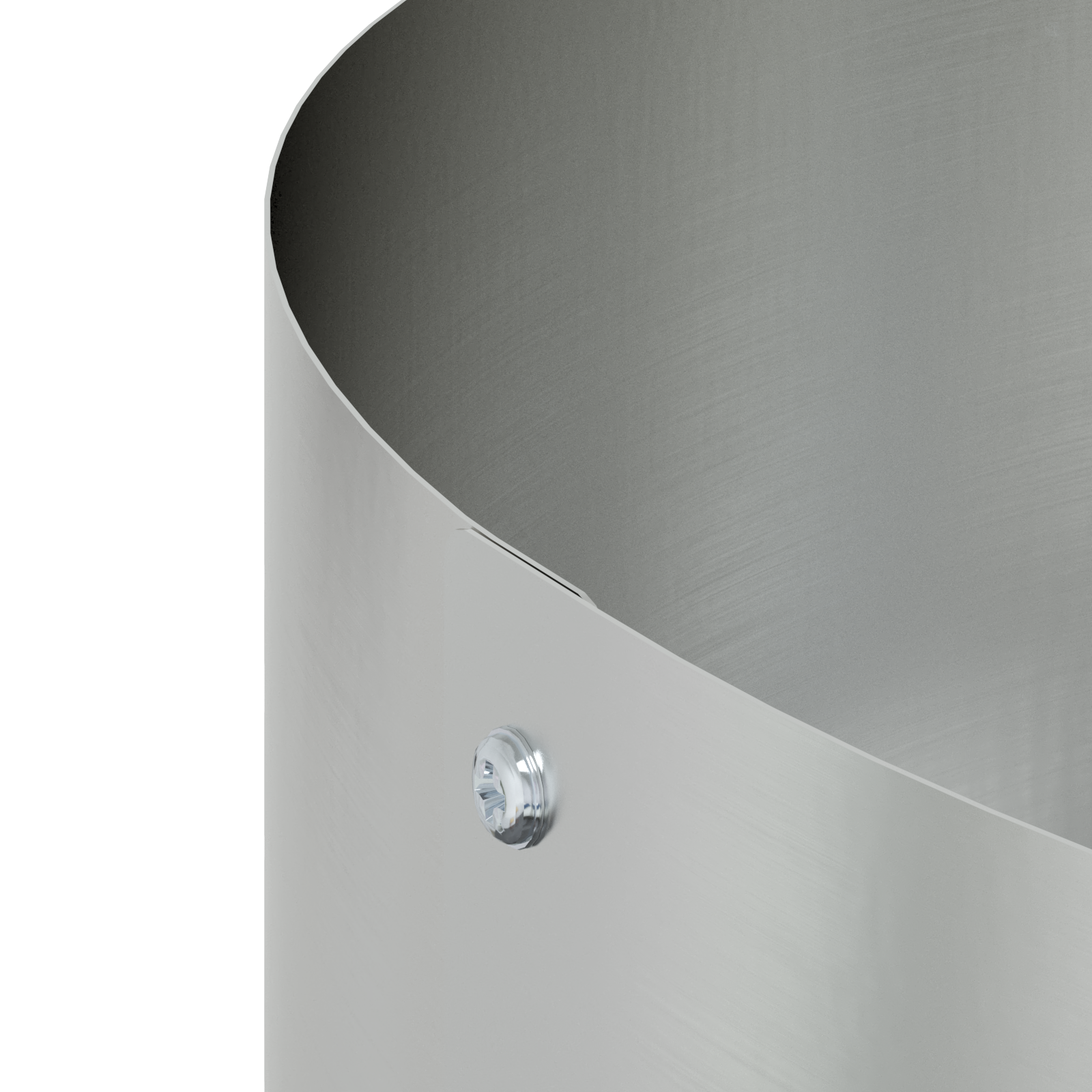 Ghiveci Metalic Gri Galvanizat Metal Mare Ghiveci Gri Circular GartenMobel Dekor
