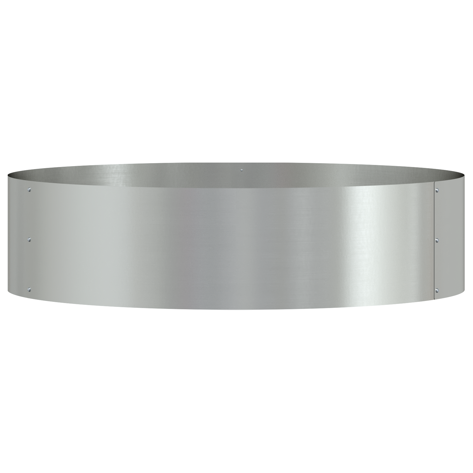 Ghiveci Metalic Gri Galvanizat Metal Mare Ghiveci Gri Circular GartenMobel Dekor