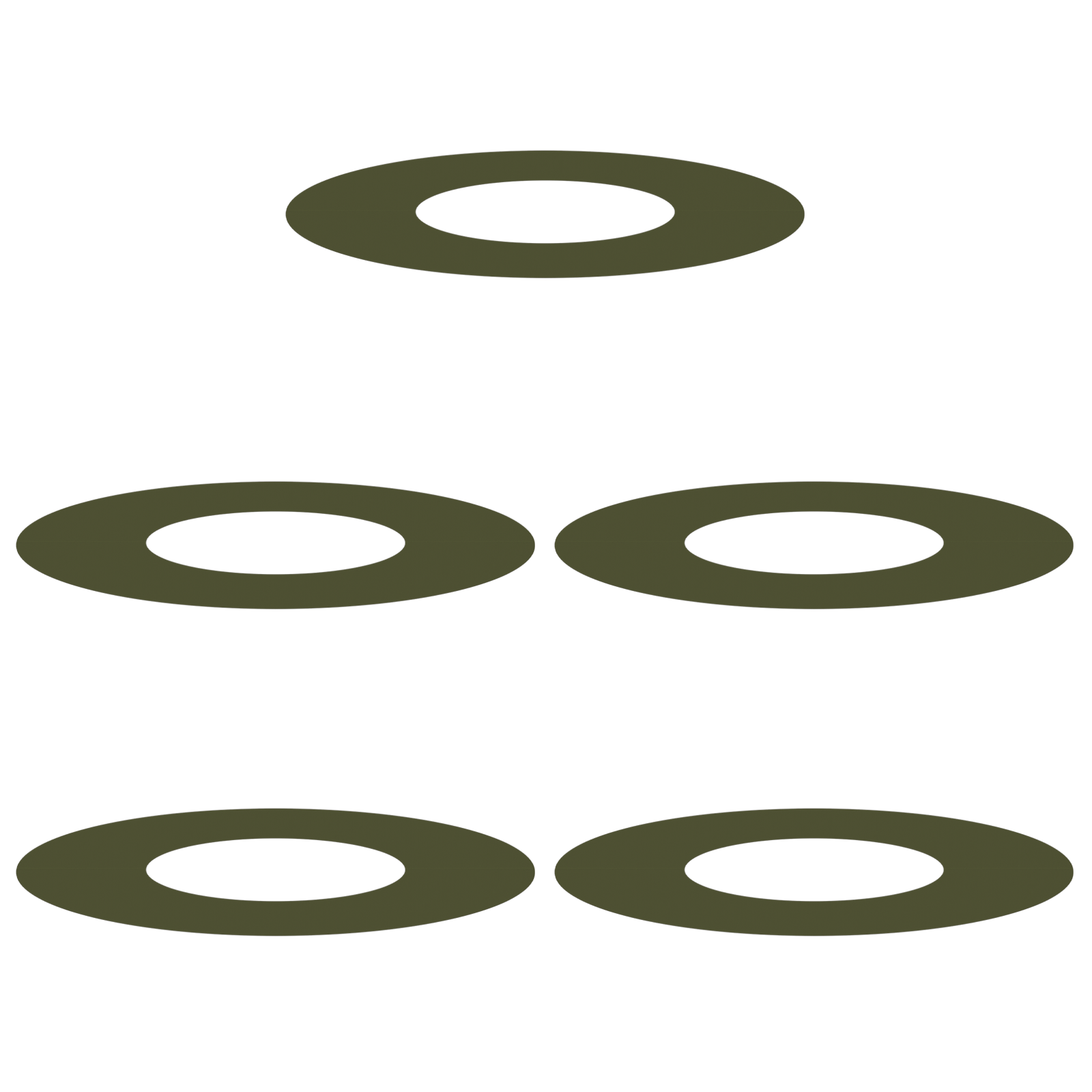Ghiveci Verde Oliv Verde oliv Plastic Mediu Inserții decorative GartenMobel Dekor