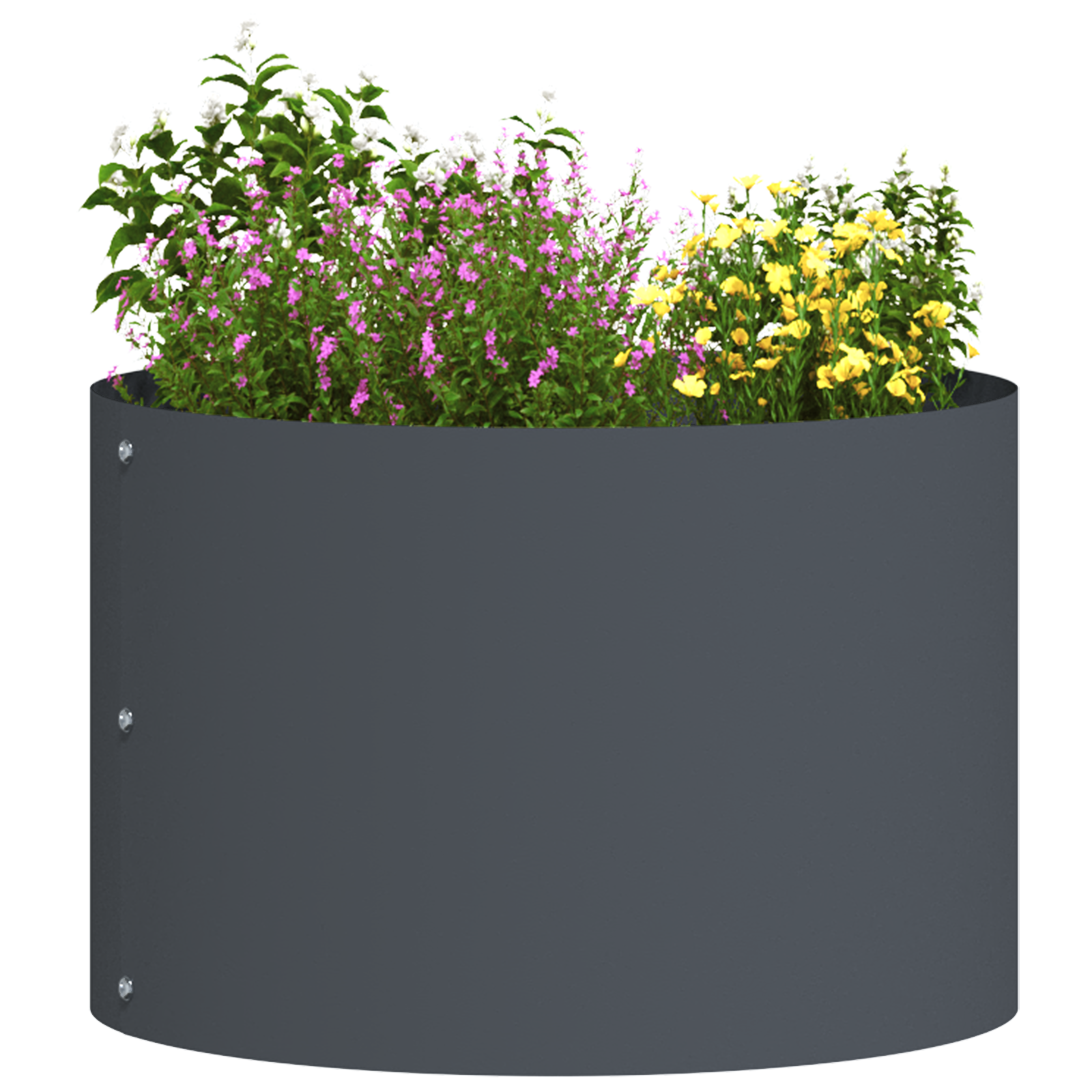 Ghiveci din Metal Antracit Antracit Metal Medie GartenMobel Dekor
