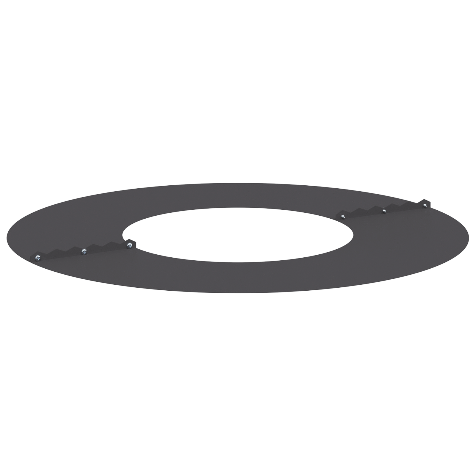 Ghiveci din Metal Negru Metal 60 x 60 x 1.3 cm GartenMobel Dekor
